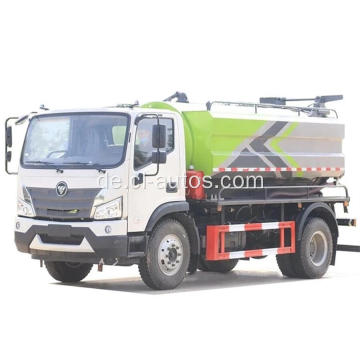 Foton 4x2 8000 Litres 8cbm Abwasserkanalklingertank Hochdruck kombinierter Wasserstrittwagen